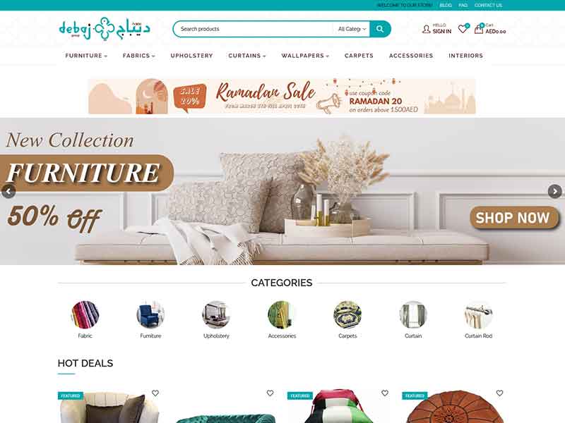 Debaj Group - Infobahn Website Work