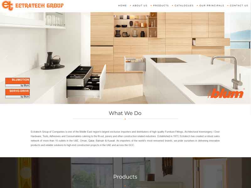 Ectratech Group - Infobahn Website Work