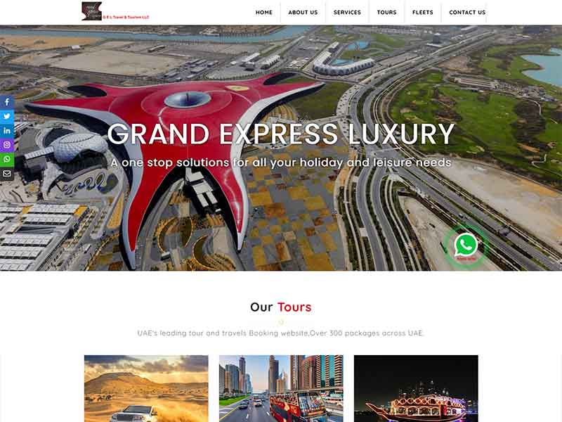 Gel Tours - Infobahn Website Work