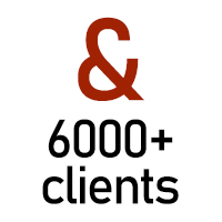 6000+ client